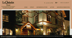 Desktop Screenshot of lechatelethotel.com